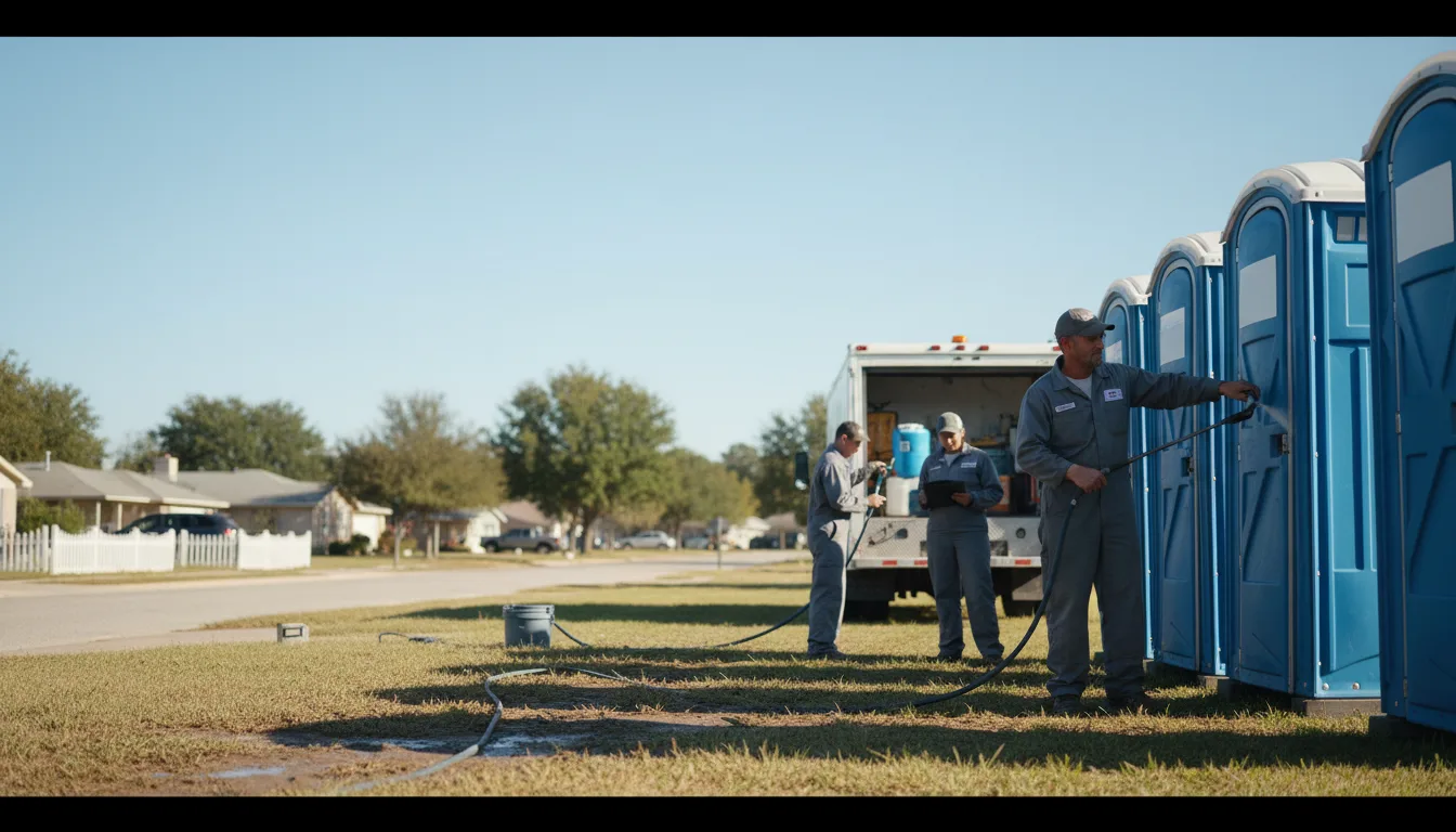 Long-Term Portable Toilet Rental in Parkdale, AR near me